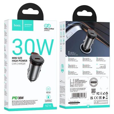 Лот: 25794373. Фото: 1. АЗУ HOCO NZ16 1C PD30W (Black). Зарядные устройства, блоки питания, адаптеры сетевые для смартфонов