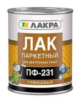 Лот: 12915443. Фото: 1. Лак ПФ-231 паркетный 0,9л пэт... Краски, лаки, растворитель