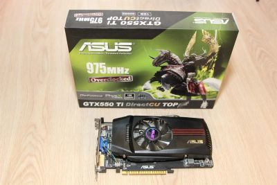 Лот: 3592864. Фото: 1. Видеокарта ASUS GTX550 Ti. Видеокарты
