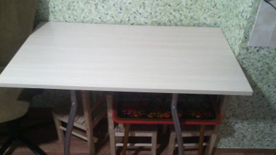 Лот: 10049229. Фото: 1. Кухонный стол. Столы, стулья, обеденные группы
