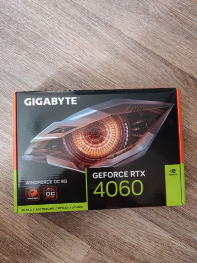 Лот: 21075392. Фото: 1. Видеокарта RTX4060 Gigabyte windforce... Видеокарты
