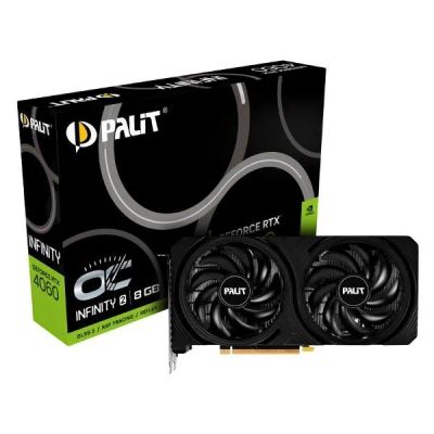 Лот: 24791487. Фото: 1. Видеокарта Palit RTX4060 Infinity... Видеокарты