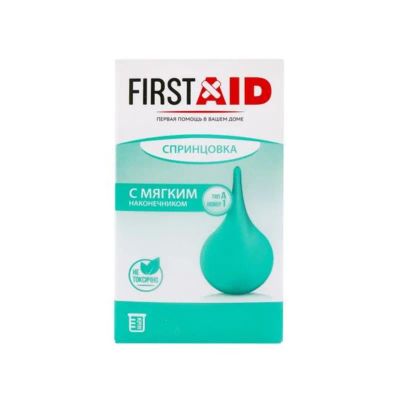 Лот: 24609403. Фото: 1. FirstAid Спринцовка пластизольная... Лекарства