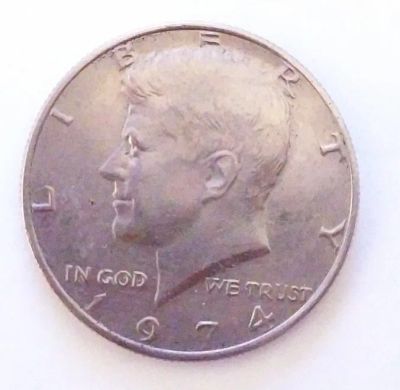 Лот: 25346823. Фото: 1. США 1/2 доллара (50 центов) 1974... Америка