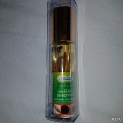 Лот: 8729154. Фото: 1. Травяное масло Green Herb, ингалятор... Народная медицина, БАДы