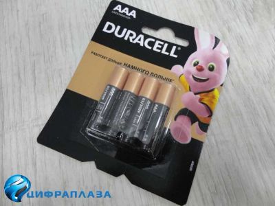 Лот: 15579535. Фото: 1. Эл. питания Duracell LR03 AAA... Батарейки, аккумуляторы, элементы питания