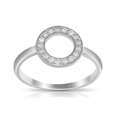 Лот: 23842971. Фото: 1. Кольцо TALANT из серебра с фианитами. Кольца, перстни