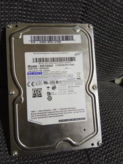 Лот: 10387623. Фото: 1. HDD Samsung 1.5Tb винчестер 1500... Жёсткие диски