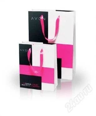 Лот: 2204422. Фото: 1. Бумажный пакет с логотипом Avon. Подарочная упаковка