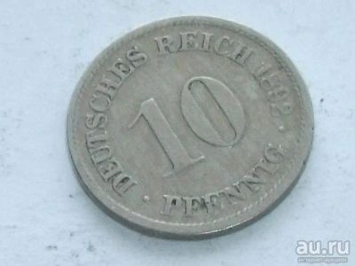 Лот: 8829698. Фото: 1. Монета 10 пфенниг Германия 1892... Германия и Австрия