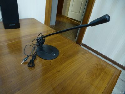 Лот: 13777536. Фото: 1. настольный микрофон. Наушники, гарнитуры