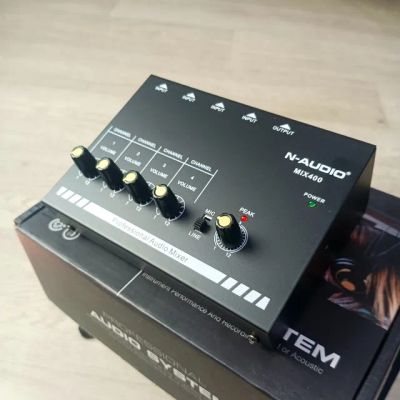 Лот: 25347133. Фото: 1. Аналоговый микшер N-Audio MIX400. Микшеры, предусилители, микрофонные эффекты