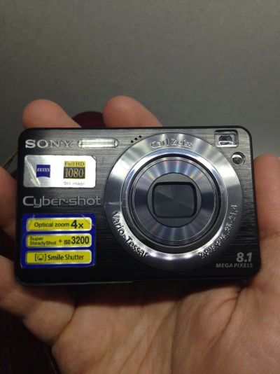 Лот: 6941203. Фото: 1. Sony DSC-w130 черный. Цифровые компактные