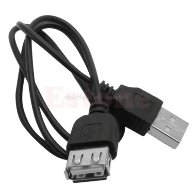 Лот: 13203366. Фото: 1. Кабель USB 2.0 Папа-Мама Черный... Дата-кабели, переходники