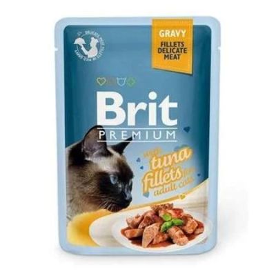Лот: 15055869. Фото: 1. Brit (Брит) Тунец филе пауч корм... Корма