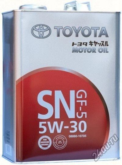 Лот: 7644719. Фото: 1. Toyota 5w30. Масла, жидкости