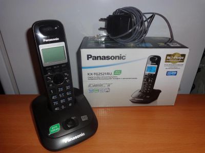 Лот: 3440065. Фото: 1. Радиотелефон panasonic kx-tg2521ru. DECT и радиотелефоны