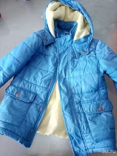 Лот: 13381650. Фото: 1. Куртка Button blue на рост 116. Верхняя одежда