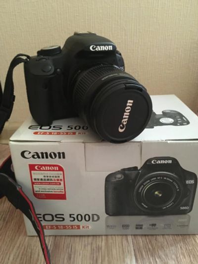 Лот: 11523426. Фото: 1. Зеркальный фотоаппарат Canon 500D... Цифровые зеркальные