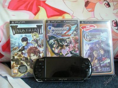 Лот: 2073698. Фото: 1. PSP 3008 PB (настоящая и рабочая... Игровые приставки, консоли