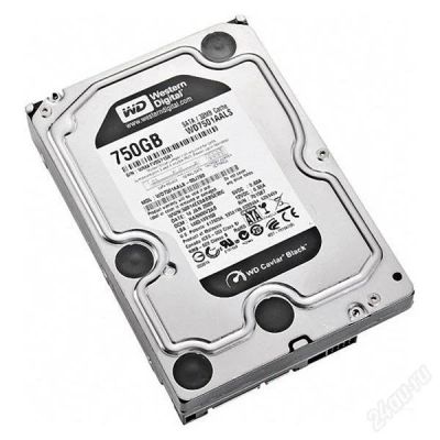 Лот: 2733591. Фото: 1. Жесткий диск Western Digital 750GB... Жёсткие диски (HDD)