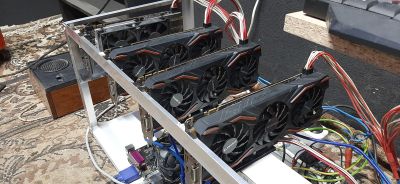 Лот: 19105650. Фото: 1. Риг на 5x gtx 1080 g1 OC. Майнинг... Майнинг фермы, товары для майнинга
