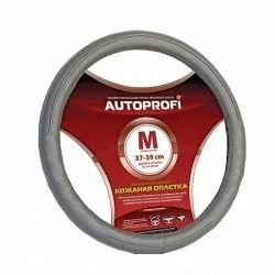 Лот: 14525939. Фото: 1. AP-130 BK (M) Кожаная оплётка. Чехлы, коврики, оплетки руля