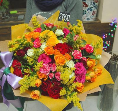 Лот: 8165104. Фото: 1. Сборный букет. Цветы на Щорса... Свежие цветы