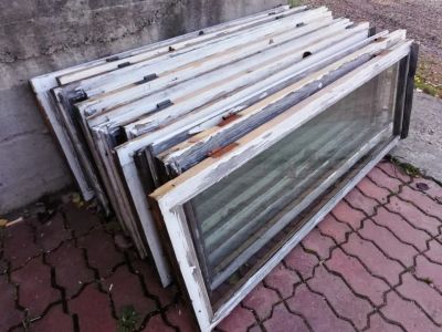Лот: 14811301. Фото: 1. Деревянные рамы со стеклом. Фасадные материалы, сайдинг