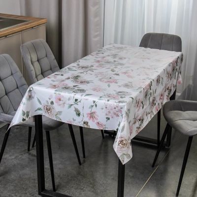 Лот: 25679560. Фото: 1. Скатерть Silvano, 1.1х1.4 м, ПВХ... Скатерти, салфетки