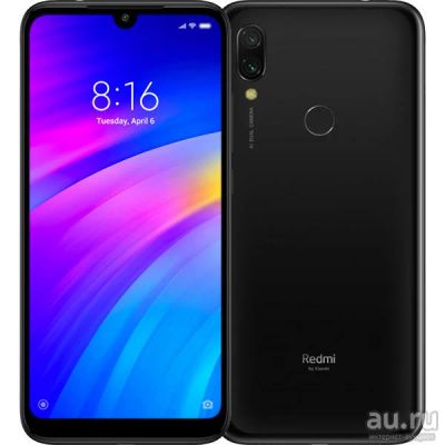 Лот: 13542321. Фото: 1. Xiaomi Redmi 7 3/32Gb черный Redmi7... Смартфоны