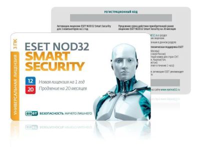 Лот: 4554593. Фото: 1. Антивирус ESET NOD32 Smart Security... Другое (компьютерные игры, игровые аккаунты, по)