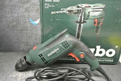Лот: 18375536. Фото: 1. Дрель ударная Metabo SBE 650 Вт... Электроинструмент