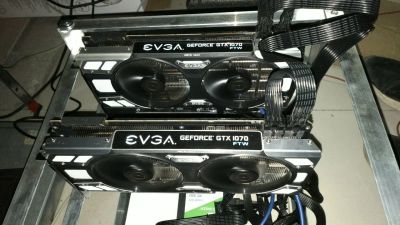 Лот: 10889239. Фото: 1. EVGA GeForce GTX 1070 FTW Gaming. Видеокарты