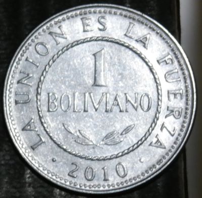 Лот: 16971676. Фото: 1. Экзотика с рубля (24407) Боливия. Остальные страны