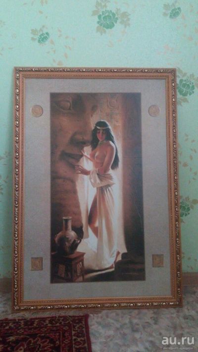 Лот: 15420096. Фото: 1. Картина"Египетская женщина". Другое (картины, панно)
