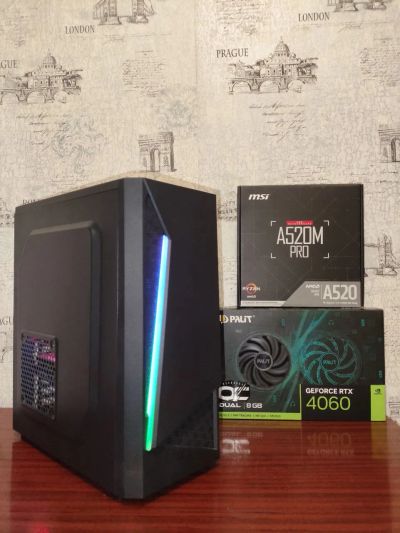 Лот: 22159768. Фото: 1. Игровой пк rtx 4060/16GB/M2 NVme... Компьютеры в сборе