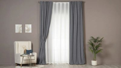 Лот: 22232067. Фото: 1. Портьера Askona Home Linen 145... Шторы, тюль