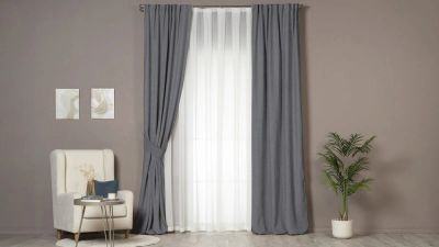 Лот: 24663845. Фото: 1. Портьера Askona Home Linen 145... Шторы, тюль