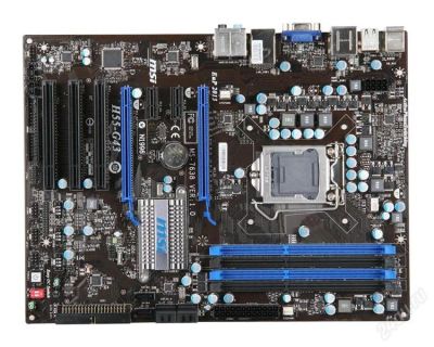 Лот: 1507354. Фото: 1. 1156! MSI H55 G-34 + 2*1Gb. Полноценная... Материнские платы