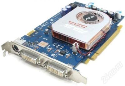 Лот: 497563. Фото: 1. Видеокарта ASUS GeForce 7600GT... Видеокарты