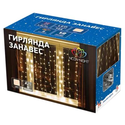 Лот: 24784266. Фото: 1. Электрогирлянда NEON-NIGHT "Дождь... Гирлянды, шарики, новогодние аксессуары