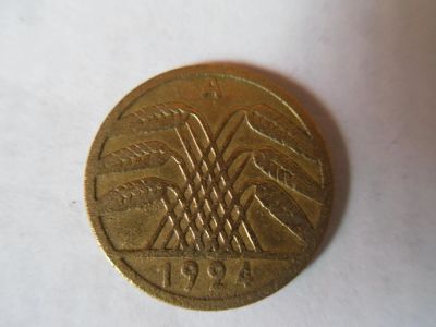 Лот: 5516024. Фото: 1. Германия 5 пфеннигов 1924 (А). Германия и Австрия