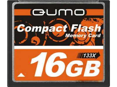 Лот: 3067873. Фото: 1. Qumo Compact Flash 16 Gb. 133x. Карты памяти