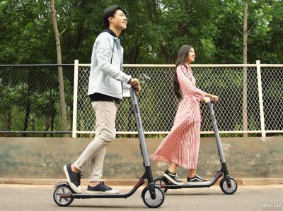 Лот: 13605635. Фото: 1. Электросамокат Ninebot Kickscooter... Электросамокаты, гироскутеры, сигвеи