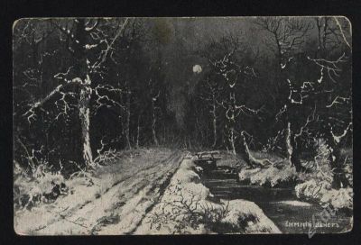 Лот: 421155. Фото: 1. зимний вечер до 1917 года. Документы, ценные бумаги, письма
