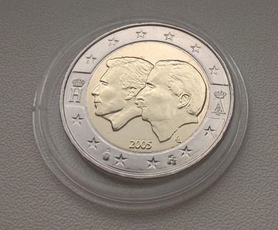 Лот: 7317712. Фото: 1. Бельгия. 2 евро. 2005 год. Бельгийско-Люксембургский... Европа