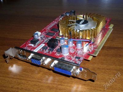 Лот: 252884. Фото: 1. MSI PCI-E GeForce 9500GT 512Mb... Видеокарты