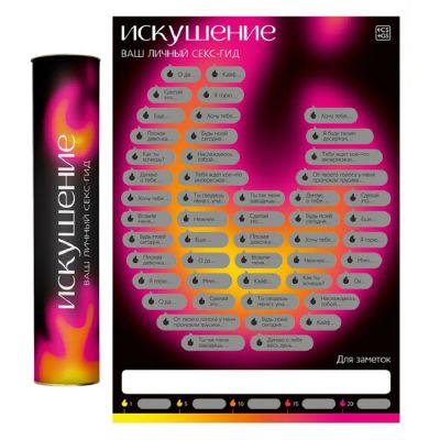 Лот: 24253812. Фото: 1. Скретч-плакат Ecstas Секс-гид... Игрушки