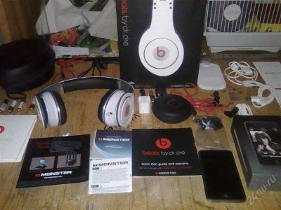 Лот: 2573596. Фото: 1. ipod + наушники dr dre studio... Смартфоны
